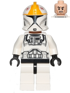 LEGO Minifigure -- Clone Pilot (75021)-Star Wars / Star Wars Episode 2 -- SW0491 -- Creative Brick Builders
